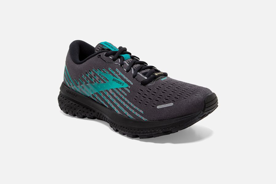 Brooks Running Shoes Womens Black - Ghost 13 GTX Road - 4017-LMJCH